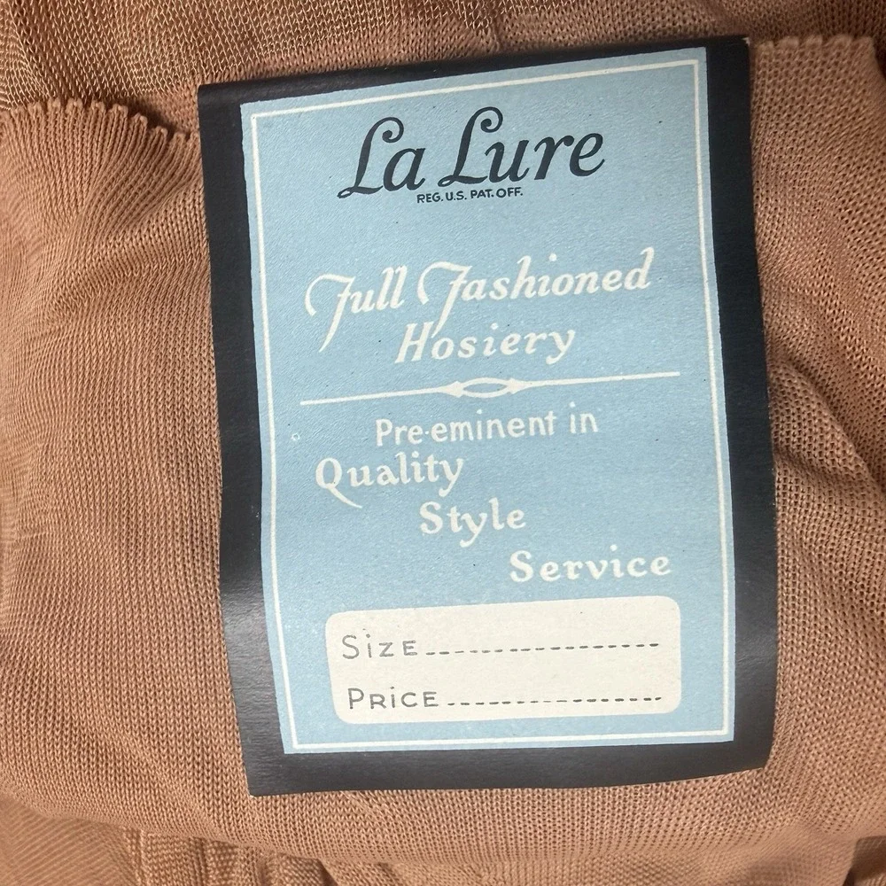 3 Pairs Vtg 50s Glorious 10.5 Rayon Hosiery Stockings Seams New Full Fashioned
